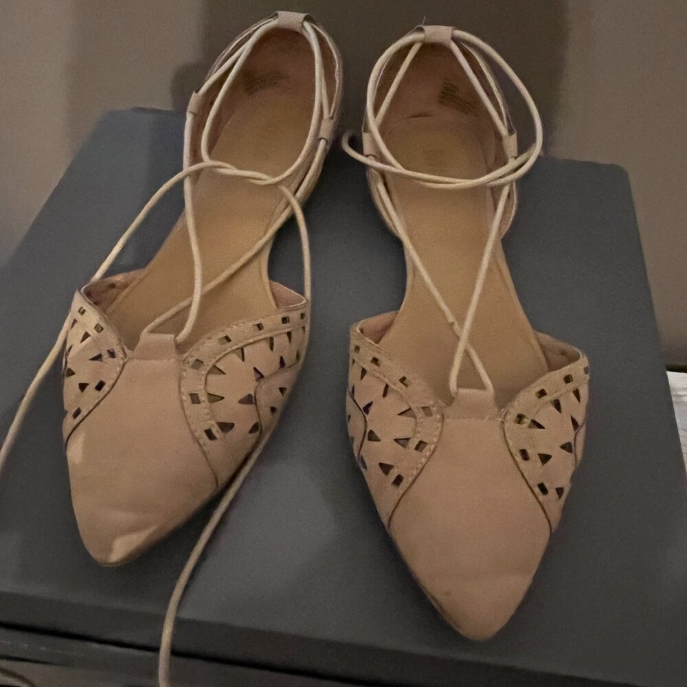 MIA Norine Lace Up Flats